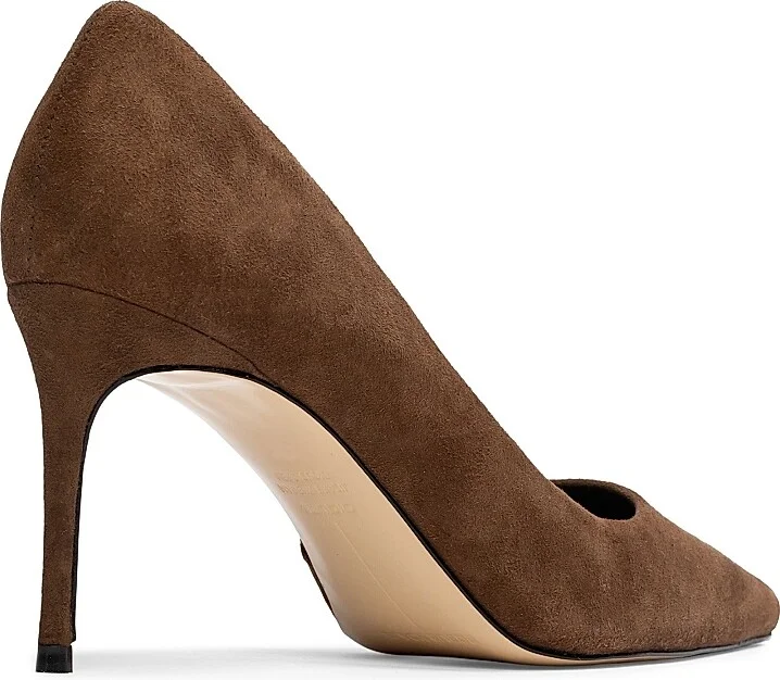 Women's Amaya Suede Pumps - Brown Suede - Size 5 - Image 3