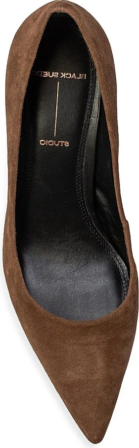 Women's Amaya Suede Pumps - Brown Suede - Size 5 - Image 5