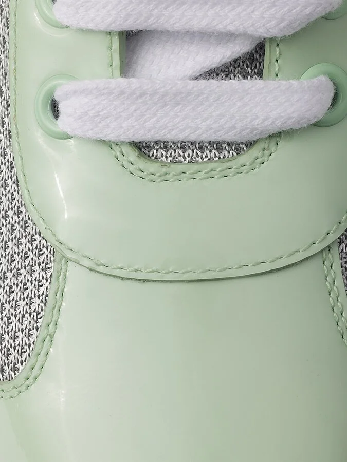 Women's America's Cup Biker Fabric Sneakers - Light Green - Size 6 - Image 4