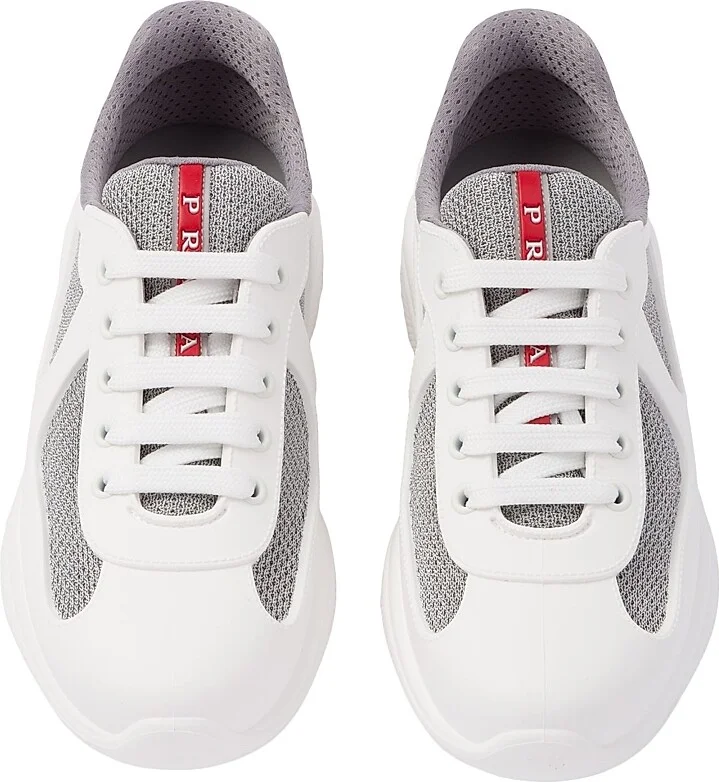 Women's America's Cup Soft Rubber and Bike Fabric Sneakers - Navy Blue - Size 6 - Image 6