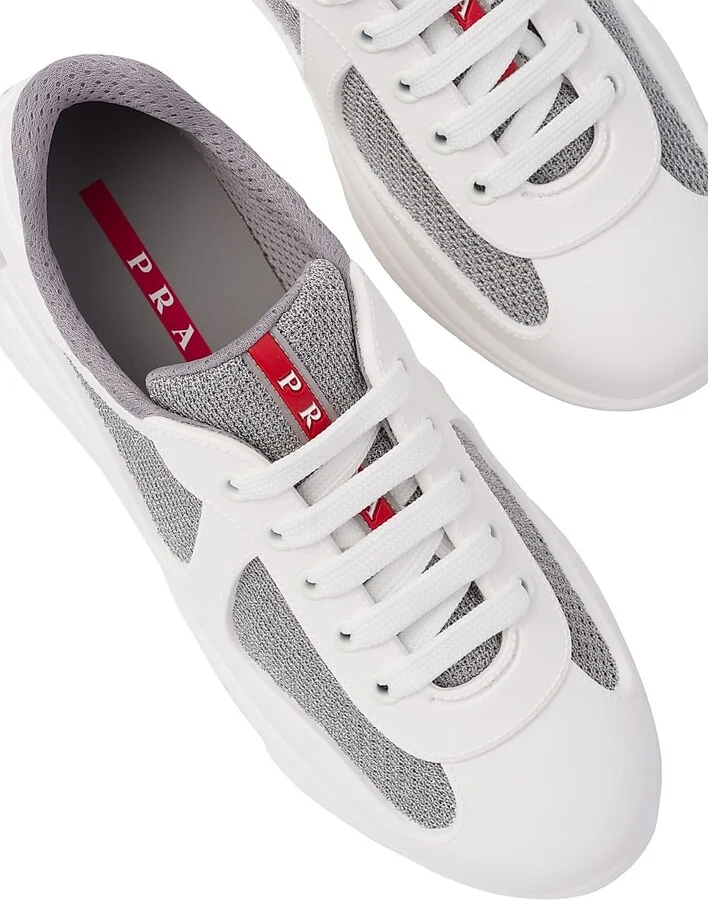 Women's America's Cup Soft Rubber and Bike Fabric Sneakers - Navy Blue - Size 6 - Image 8