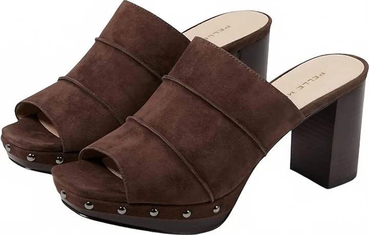 Women's Amery Mule In Dark Oaksuede