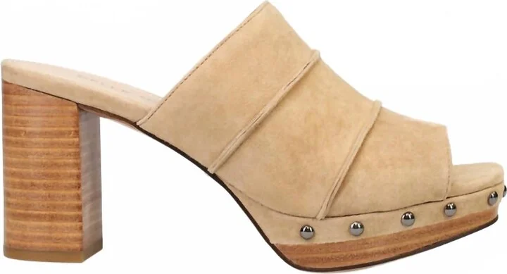 Women's Amery Mule In Latte Suede