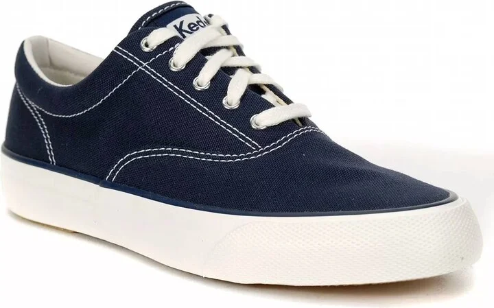 Women's Anchor Sneaker In Solid Navy