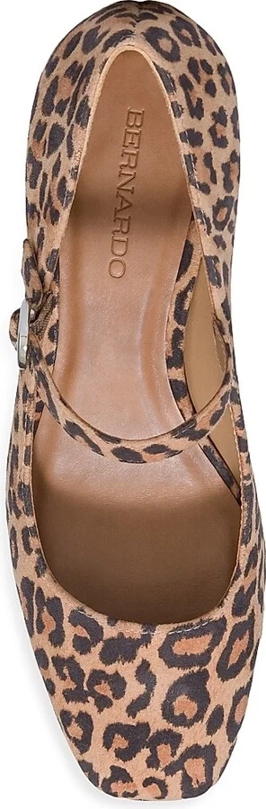 Women's Ancona Mary Jane Block Heels - Sand Cheetah - Size 7.5 - Image 3
