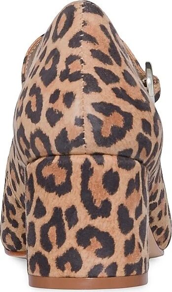 Women's Ancona Mary Jane Block Heels - Sand Cheetah - Size 7.5 - Image 5
