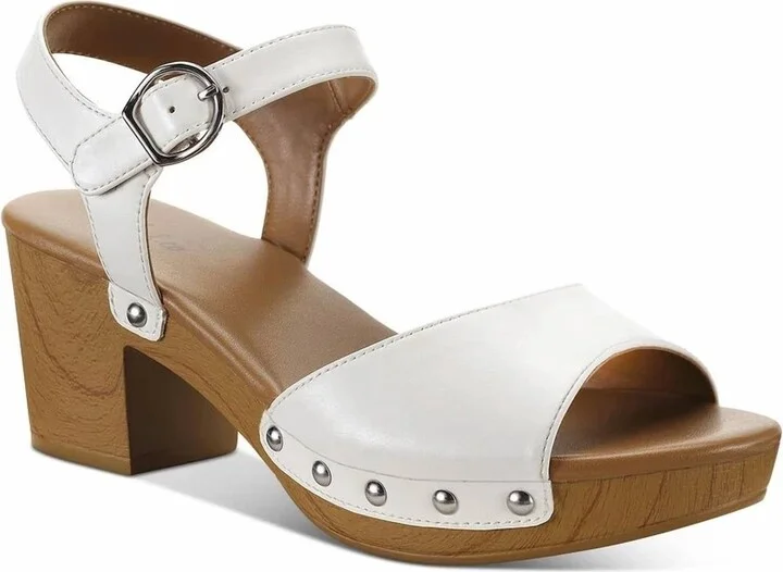 Women's Anddreas Heel Sandals Shoes In White