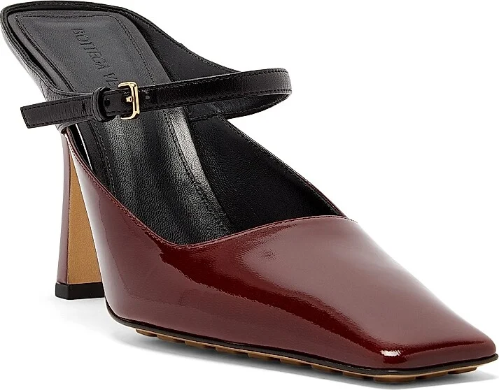 Women's Andrea 90MM Leather Pumps - Sea Salt Black - Size 6 - Image 6