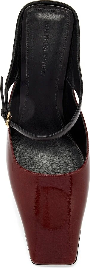 Women's Andrea 90MM Leather Pumps - Sea Salt Black - Size 6 - Image 8