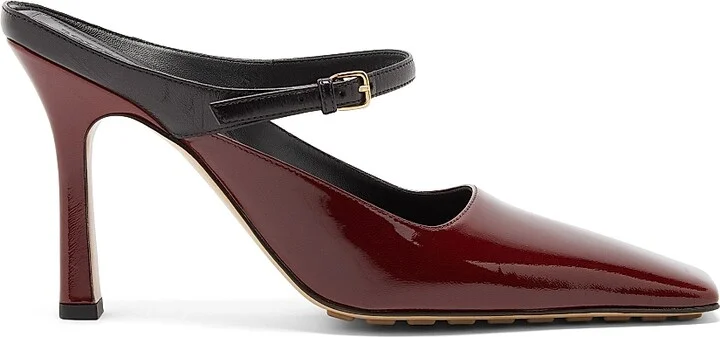 Women's Andrea 90MM Leather Pumps - Sea Salt Black - Size 6 - Image 10