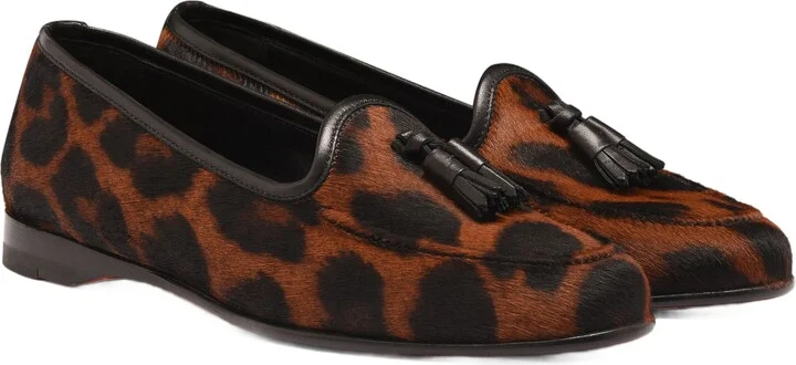 Women's Andrea Leopard Tassel Loafer - Image 3