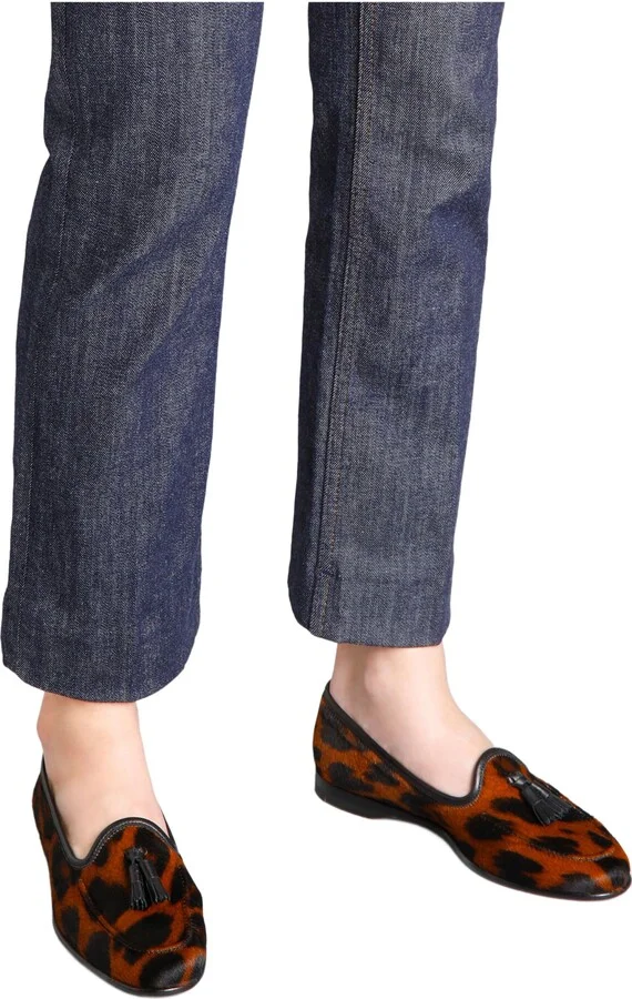 Women's Andrea Leopard Tassel Loafer - Image 6