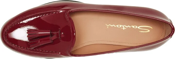Women's Andrea Red Patent Tassel Loafer - Image 2