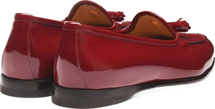 Women's Andrea Red Patent Tassel Loafer - Image 4