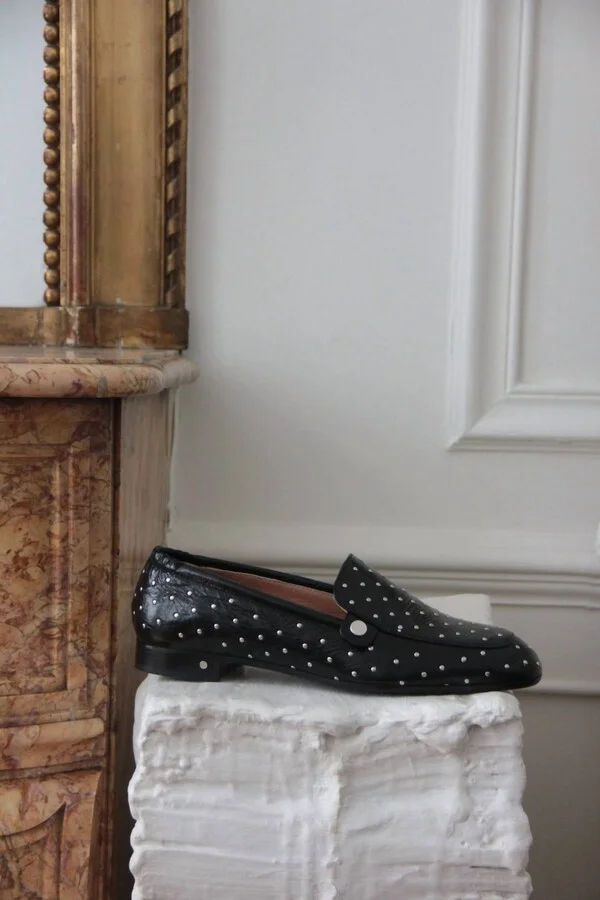 Women's Angela Stud Loafer In Black