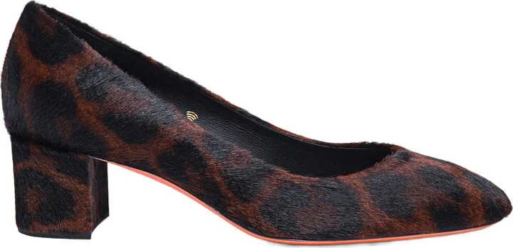 Women's animal-print cavallino low-heel pump