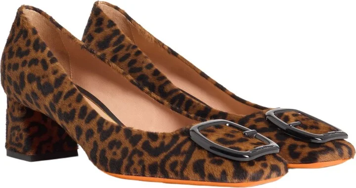 Women's animal-print cavallino mid-heel pump - Image 2