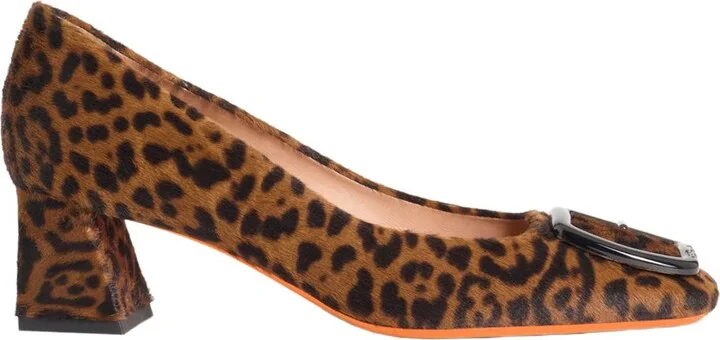 Women's animal-print cavallino mid-heel pump - Image 6