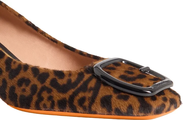 Women's animal-print cavallino mid-heel pump - Image 10