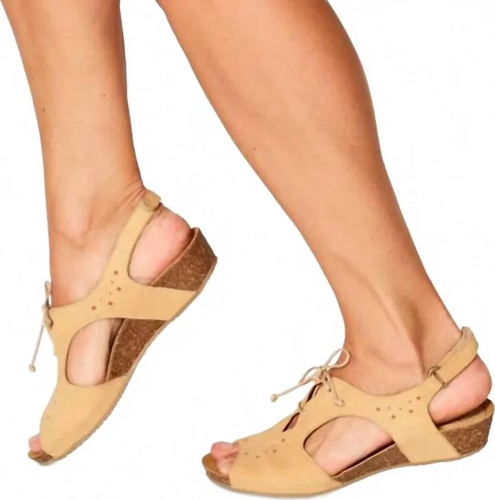 Womens Anita Sandals In Beige