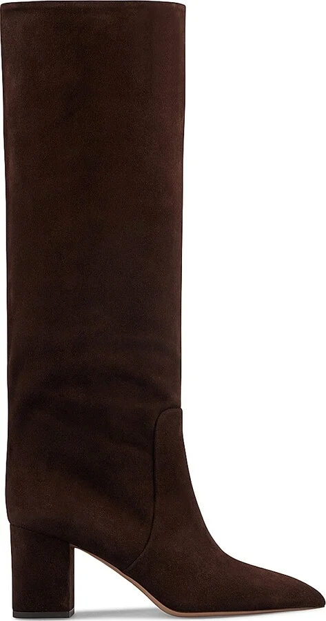 Women's Anja 70MM Suede Knee-High Boots - Cioccolato - Size 8