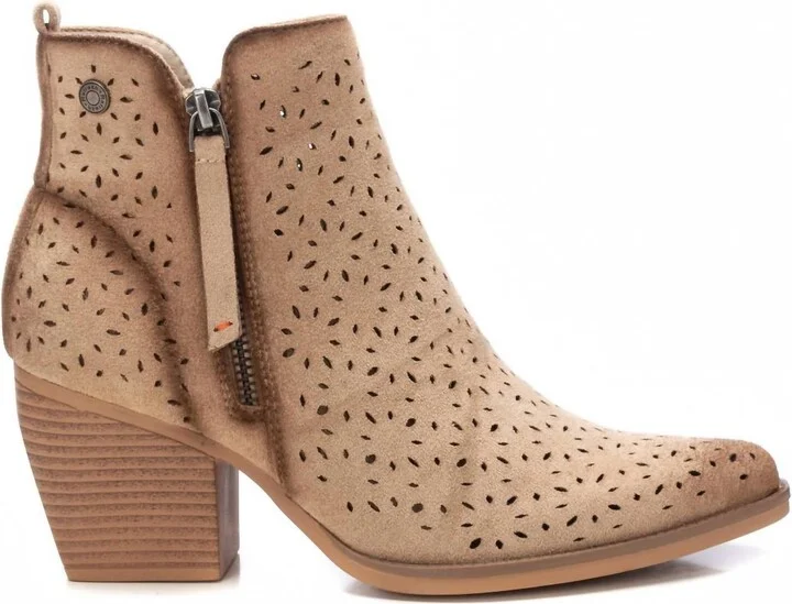 Women's Ankle Booties In Beige