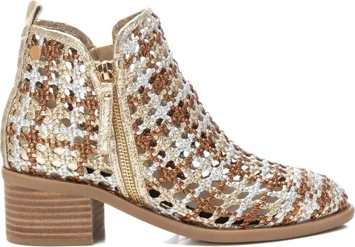 Women's Ankle Booties In Gold