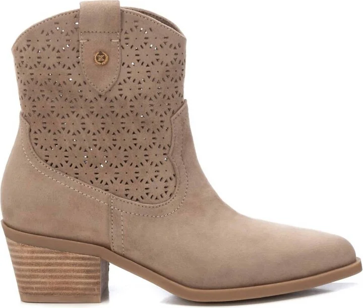 Women's Ankle Booties In Taupe