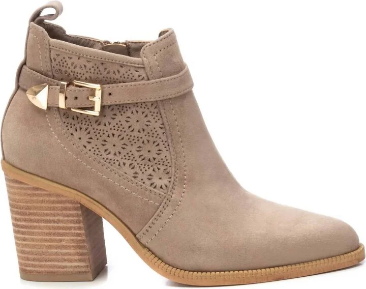 Women's Ankle Booties In Taupe
