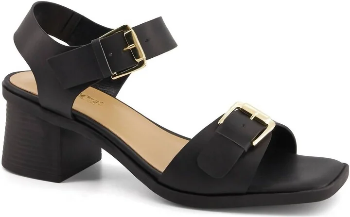 Women's Ankle Closure Casual Sandals In Black
