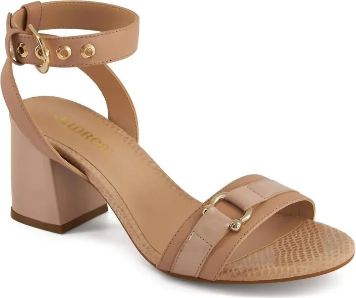 Women's Ankle Closure Sandals In Beige