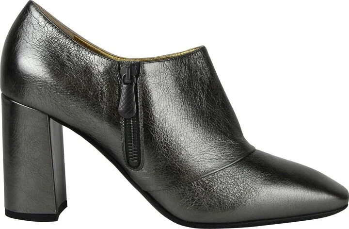 Women's Ankle Grey Metallic Leather Booties (40.5 G / 10.5 US) - Image 6