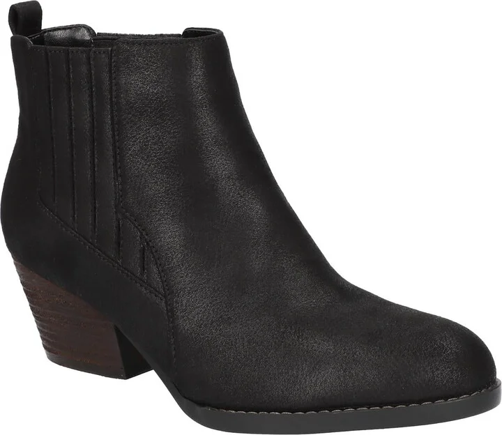 Womens Ankle Round Toe Chelsea Boots