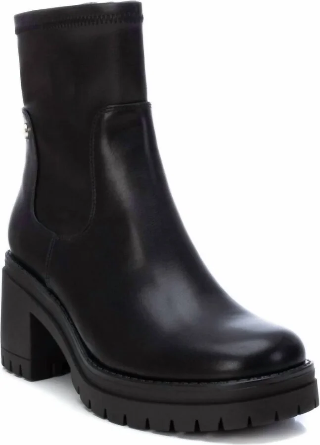 Women's Ankle Slip-On Booties In Black