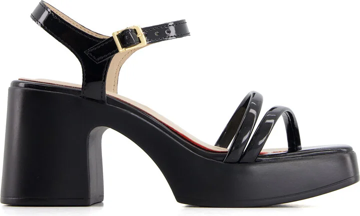 Women's Ankle Strap Medium Platform Heeled Sandals