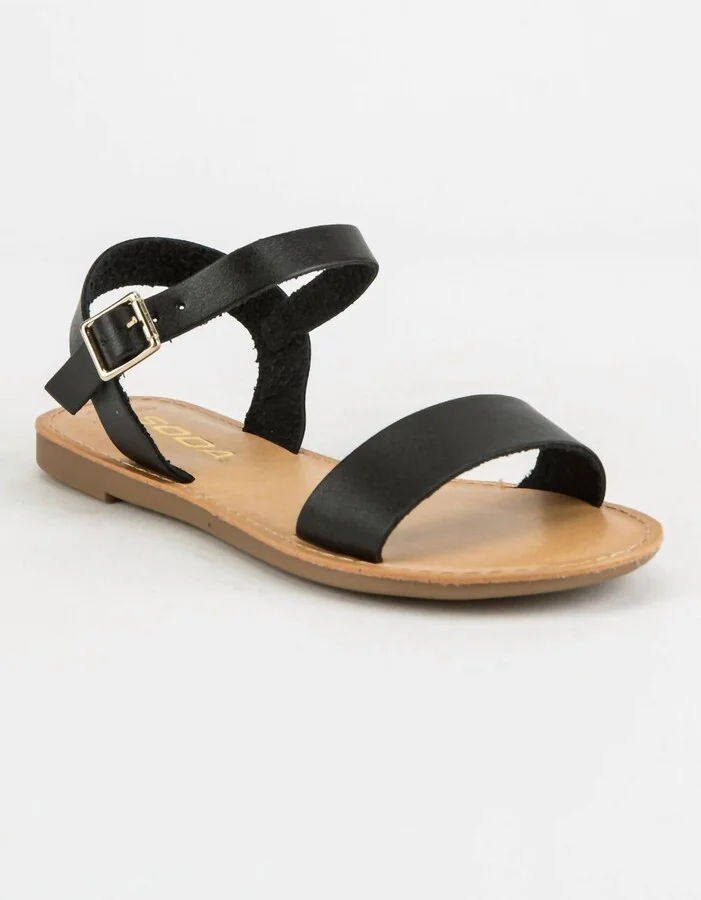 Women's Ankle Strap Sandals In Black