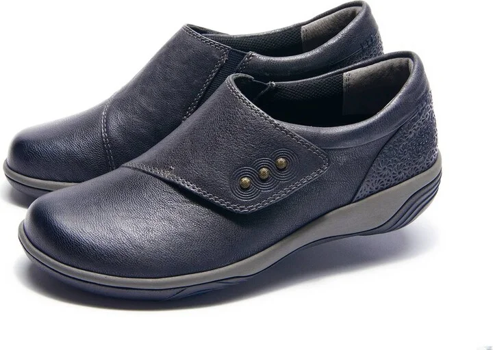 Women's Anna Velcro Clog In Navy
