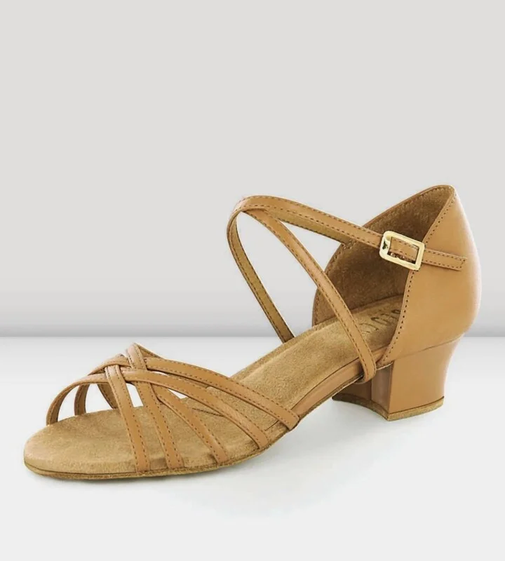 Women's Annabella Latin Practice Shoe In Natural Leather