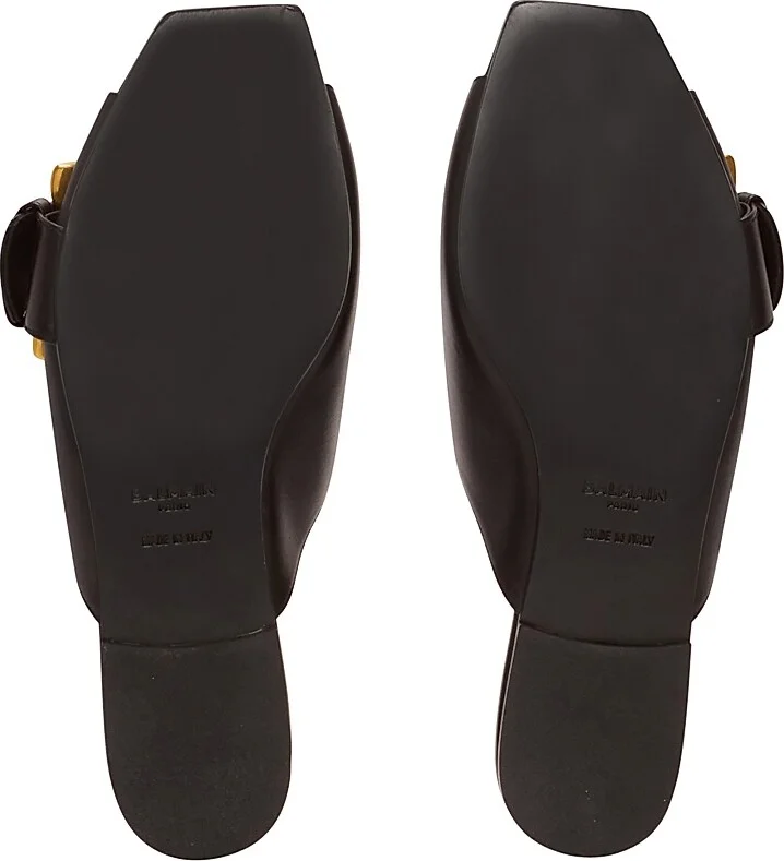 Women's Anthe Buckle-Accented Leather Sandals - Ivoire - Size 9 - Image 10