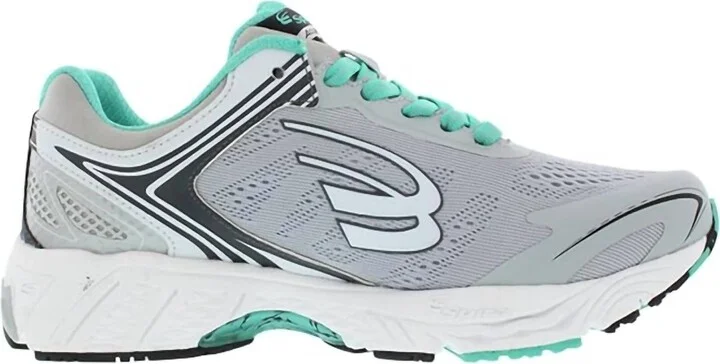 Women's Aquarius Running Shoes - Medium Width In White,charcoal,green