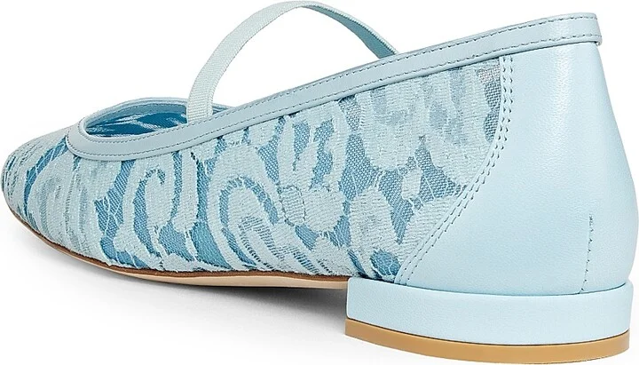 Women's Arabella Garden Lace & Leather Flats - Air - Size 10 - Image 3