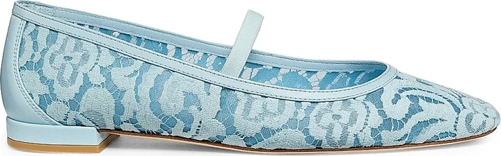 Women's Arabella Garden Lace & Leather Flats - Air - Size 10