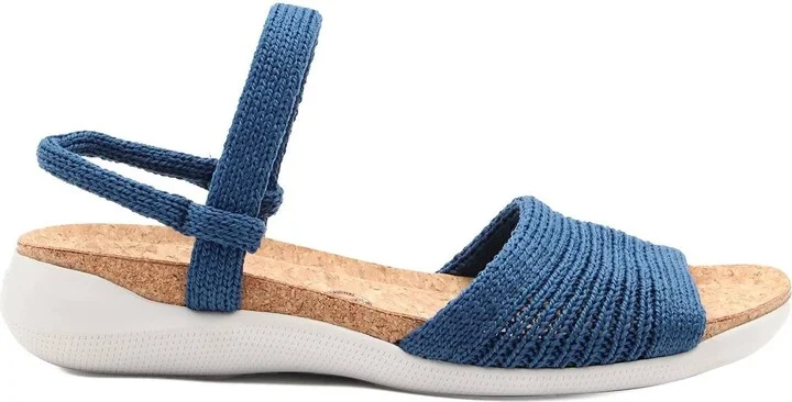 Women's Arenal Sandal In Knit Bue Jeans