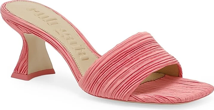 Women's Aria 65MM Crinkled Sandals - Bubble - Size 6.5 - Image 2
