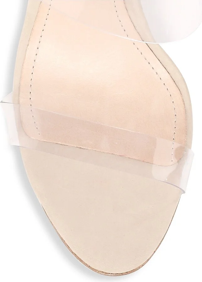 Women's Ariella 100MM Transparent Vinyl Mules - Vinil - Size 5 - Image 4