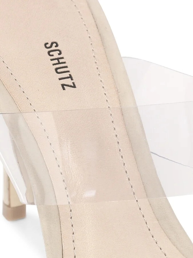 Women's Ariella 100MM Transparent Vinyl Mules - Vinil - Size 5 - Image 6