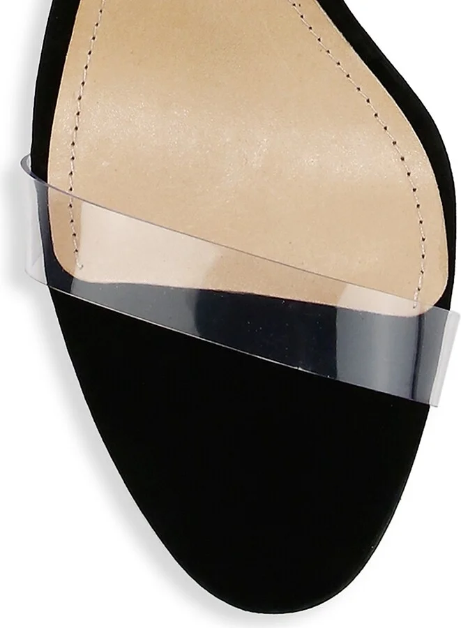 Women's Ariella 100MM Transparent Vinyl Mules - Vinil - Size 5 - Image 9