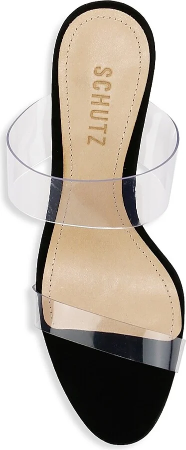Women's Ariella 100MM Transparent Vinyl Mules - Vinil - Size 5 - Image 10