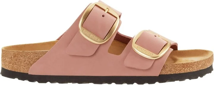 Women's Arizona Big Buckle Narrow Sandal In Old Rose