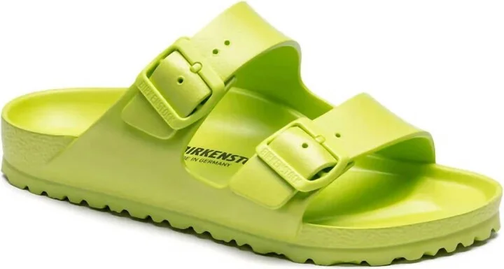 Women's Arizona Eva Two Strap Sandal In Active Lime